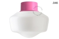 Różowa lampa ścienna lub sufitowa - szklany klosz - Ø 10 cm light.167.p.glass004 Zangra różne warianty 