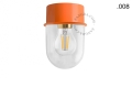 Pomarańczowa lampa ścienna lub sufitowa - szklany klosz - Ø 10 cm light.167.o.glass004 Zangra różne warianty  