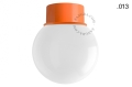 Pomarańczowa lampa ścienna lub sufitowa - szklany klosz - Ø 10 cm light.167.o.glass004 Zangra różne warianty  