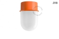 Pomarańczowa lampa ścienna lub sufitowa - szklany klosz - Ø 10 cm light.167.o.glass004 Zangra różne warianty  