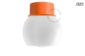 Pomarańczowa lampa ścienna lub sufitowa - szklany klosz - Ø 10 cm light.167.o.glass004 Zangra różne warianty  
