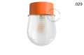 Pomarańczowa lampa ścienna lub sufitowa - szklany klosz - Ø 10 cm light.167.o.glass004 Zangra różne warianty  