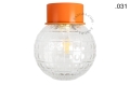 Pomarańczowa lampa ścienna lub sufitowa - szklany klosz - Ø 10 cm light.167.o.glass004 Zangra różne warianty  