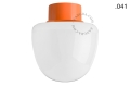 Pomarańczowa lampa ścienna lub sufitowa - szklany klosz - Ø 10 cm light.167.o.glass004 Zangra różne warianty  