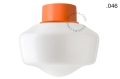 Pomarańczowa lampa ścienna lub sufitowa - szklany klosz - Ø 10 cm light.167.o.glass004 Zangra różne warianty  