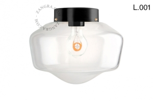 Lampa z mosiądzu ze szklanym kloszem light.139.b.glass.L.001 Zangra różne warianty 