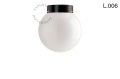 Lampa z mosiądzu ze szklanym kloszem light.139.b.glass.L.001 Zangra różne warianty 
