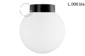 Lampa z mosiądzu ze szklanym kloszem light.139.b.glass.L.001 Zangra różne warianty 