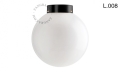 Lampa z mosiądzu ze szklanym kloszem light.139.b.glass.L.001 Zangra różne warianty 
