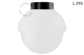 Lampa z mosiądzu ze szklanym kloszem light.139.b.glass.L.001 Zangra różne warianty 