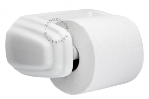 Uchwyt ceramiczny na papier white Zangra  