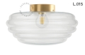 Lampa z mosiądzu ze szklanym kloszem light.139.go.glass.L.001 Zangra różne warianty 