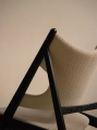 Fotel Knitting Lounge Chair, Black Oak  Audo Copenhagen 