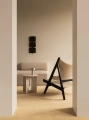 Fotel Knitting Lounge Chair, Black Oak  Audo Copenhagen 