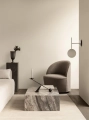 Luźny pokrowiec na krzesło Tearoom Lounge Chair w. Swivel SH: 43 cm Audo Copenhagen różne warianty  