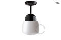 Lampa porcelana ze szklanym kloszem light.036.023.b.glass004 Zangra