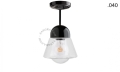 Lampa porcelana ze szklanym kloszem light.036.023.b.glass004 Zangra