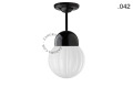Lampa porcelana ze szklanym kloszem light.036.023.b.glass004 Zangra