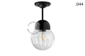 Lampa porcelana ze szklanym kloszem light.036.023.b.glass004 Zangra