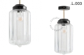 Mosiężna lampa sufitowa ze szklanym kloszem light.128.004.b.go.glass.L.001 Zangra różne warianty 