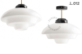 Mosiężna lampa sufitowa ze szklanym kloszem light.128.004.b.go.glass.L.001 Zangra różne warianty 