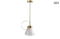 Lampa z mosiądzu ze szklanym kloszem light.136.003.go. Zangra ostatnie 2 szt