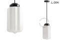 Metalowa lampa sufitowa ze szklanym kloszem light.128.002.b.glass.L.001 Zangra różne warianty 