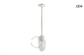 Lampa porcelana ze szklanym kloszem light.036.024.w.go.glass004 Zangra
