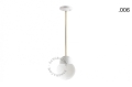 Lampa porcelana ze szklanym kloszem light.036.024.w.go.glass004 Zangra