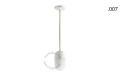 Lampa porcelana ze szklanym kloszem light.036.024.w.go.glass004 Zangra