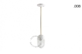 Lampa porcelana ze szklanym kloszem light.036.024.w.go.glass004 Zangra