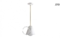Lampa porcelana ze szklanym kloszem light.036.024.w.go.glass004 Zangra