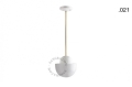 Lampa porcelana ze szklanym kloszem light.036.024.w.go.glass004 Zangra