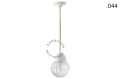Lampa porcelana ze szklanym kloszem light.036.024.w.go.glass004 Zangra