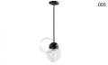 Lampa porcelana ze szklanym kloszem light.036.024.b.glass004 Zangra