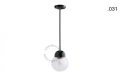 Lampa porcelana ze szklanym kloszem light.036.024.b.glass004 Zangra