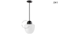 Lampa porcelana ze szklanym kloszem light.036.024.b.glass004 Zangra