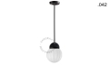 Lampa porcelana ze szklanym kloszem light.036.024.b.glass004 Zangra