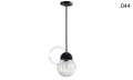 Lampa porcelana ze szklanym kloszem light.036.024.b.glass004 Zangra