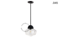 Lampa porcelana ze szklanym kloszem light.036.024.b.glass004 Zangra