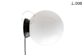 Czarna porcelanowa lampa stołowa lub ścienna Cedric cedric.b.glass.L.001 Zangra różne warianty