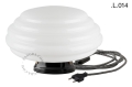 Czarna porcelanowa lampa stołowa lub ścienna Cedric cedric.b.glass.L.001 Zangra różne warianty