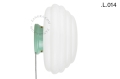 Zielona porcelanowa lampa stołowa lub ścienna Cedric cedric.lgr.glass.L.001 Zangra różne warianty 