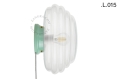 Zielona porcelanowa lampa stołowa lub ścienna Cedric cedric.lgr.glass.L.001 Zangra różne warianty 