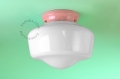 Różowa porcelanowa lampa stołowa lub ścienna Cedric cedric.p.glass.L.001 Zangra różne warianty  