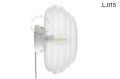 Biała porcelanowa lampa stołowa lub ścienna Cedric cedric.w.glass.L.001 Zangra różne warianty