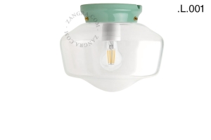 Zielona porcelanowa lampa Art Deco Chaella chaella Zangra różne warianty 