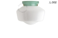Zielona porcelanowa lampa Art Deco Chaella chaella Zangra różne warianty 