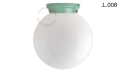 Zielona porcelanowa lampa Art Deco Chaella chaella Zangra różne warianty 