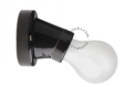 Lampa porcelanowa czarna light.002.wa.b Zangra  